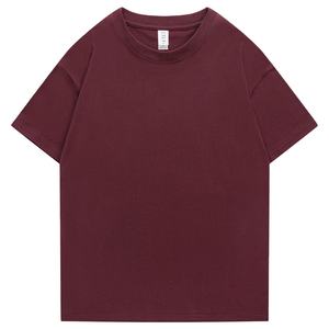 Camisas personalizadas para hombre, Camisetas básicas 220GSM lisas de algodón, camisetas casuales de verano con diseño de hombros caídos para hombres y mujeres de talla grande - Product Image 4