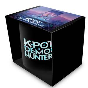 Taza de Cerámica KPop Demon Hunters con Diseño de Dibujos Animados, Segura para Impresión por Transferencia Térmica, Ideal para Regalo, con Cuchara - Product Image 5