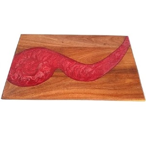 Produit en bois avec planche à découper époxy assiette de service plateau à fromage planche à découper pour Fruits et légumes pour la cuisine - Product Image 5