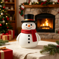 Vente en gros de figurines de Noël personnalisées en PVC vinyle, boîte mystère, Père Noël, bonhomme de neige, renne, jouets de collection