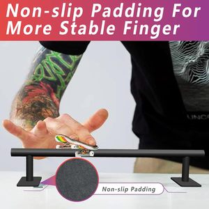 Riel Plano Profesional Para Fingerboard De Acero Sólido, El Obstáculo Más Realista Para Decks, Rampas y Parques De Fingerboard - Product Image 5