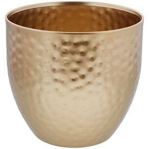 กระถางต้นไม้เหล็กสำหรับตกแต่งสวนกระถางต้นไม้โลหะสีทองแฮนด์เมดสำหรับบ้านและสวนในร่มที่ทันสมัยออกแบบได้ตามต้องการ - Product Image 1