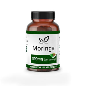 Oem Label Moringa Green Superfood con polvo de hoja de Moringa orgánica 1000mg 150 cápsulas - Product Image 1
