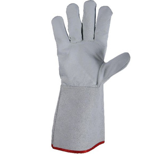 Prix bon marché gant de barbecue résistant à la chaleur gants de soudage en cuir - Product Image 3