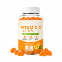 Gummies de Vitamine C à la Pectine Non-OGM avec Baies d'Agripaume, Zinc et Vitamine D3 à Absorption Élevée, Saveur Agrumes, pour le Système Immunitaire, en Vrac