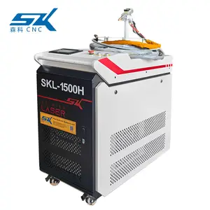 1000w 1500w 2kw continuous aluminum fiber laser welding welders equipment machine