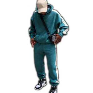 ชุดวอร์มแบบกำหนดเอง ผ้าฝ้ายคุณภาพสูง ชุดออกกำลังกายแบบสวมหัว แฟชั่นชั้นสูง ชุดกีฬาผู้ชาย เสื้อแจ็คเก็ตกันลม ชุดวอร์มสตรีทแวร์ - Product Image 3