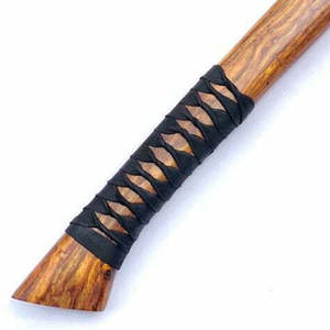 Pedidos a granel personalizados al por mayor, servicio OEM y ODM, hacha de acero de Damasco con hoja decorativa y mango de madera dura para exteriores - Product Image 5