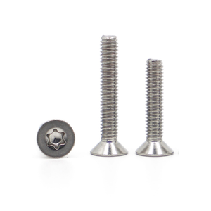Tornillo de cabeza plana de acero inoxidable resistente a manipulaciones Torx con proveedor de sujetadores a precio de fábrica - Product Image 4