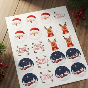 Étiquettes autocollantes en papier rectangulaires imprimées sur mesure pour l'emballage du produit, la promotion de la décoration des cadeaux recyclées biodégradables - Product Image 5