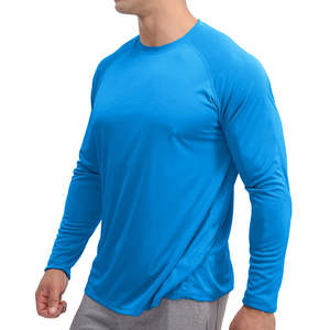 Chemises de pêche à manches longues personnalisées à étiquette privée imperméables à séchage rapide anti-UV UPF 50 en gros vierges - Product Image 1