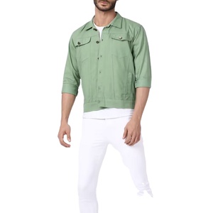 Chaqueta Vaquera para Hombre, Color y Talla Personalizados, Diseño Estampado, Aspecto Repujado, Chaqueta Vaquera para Hombre 2026 - Product Image 4