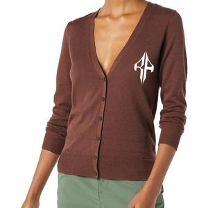 Top 2025 diseño mujer cárdigan suéter de invierno al por mayor lana/material acrílico logotipo personalizado de alta calidad por ATLANTIC - Product Image 1