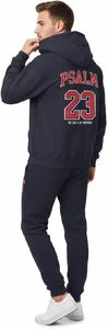 Ensemble de sweat-shirts à capuche Psalm 23 en coton, vêtements décontractés pour adultes, cadeaux religieux pour l'église, toutes saisons, design respirant - Product Image 4