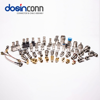 Connecteur étanche à angle droit MMCX mâle vers BNC femelle Jack droit à montage en saillie, type à sertir avec câble coaxial RF RG316 de 30 cm