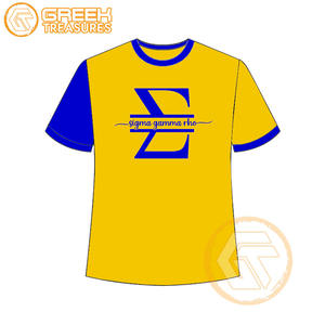 เสื้อยืด Sigma Gamma Rho สำหรับผู้หญิงเสื้อผ้าสำหรับสโมสรผ้าฝ้ายเจอร์ซีย์คุณภาพสูงระบายอากาศได้ดี - Product Image 1