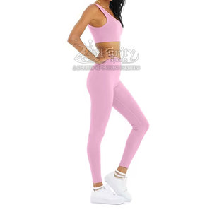 Ensemble léger de yoga pour femmes sur mesure vêtements de fitness en coton ensemble de yoga pour femmes à vendre - Product Image 6