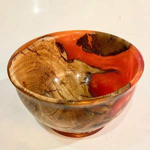 Best Quality Wood Resin Bowl Food Fruit Serving Bowl Unique Design Round Best Selling <b>Tableware</b> & Dinnerware Bowl Tabletop - Product Image 3