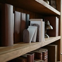 Sujetalibros de Madera Ecológicos para Decoración del Hogar, Organización de Libros, DVD, Carpetas y Cuadernos, Disponibles para Exportación, Precio desde India
