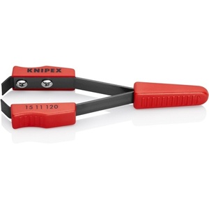 Pinzas para pelar pintura KNIPEX, longitud total 120 mm, capacidad de pelado 0,6 mm, herramientas manuales de jardín - Product Image 1
