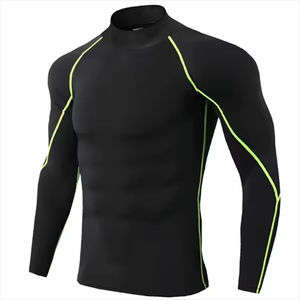 Rashguard Deportivo de Jiu Jitsu BJJ, Rashguard de Compresión de Manga Larga para Hombre, Sin GI, MMA, con Clasificación - Product Image 2