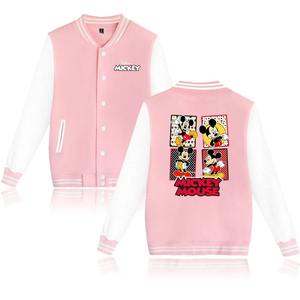 Chaqueta Bomber de Béisbol con Diseño de Mickey y Minnie, Estilo Hip Hop Harajuku, Casual, para Hombre y Mujer, Nueva Colección 2026 - Product Image 2