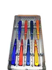 Curette กระดูกสันหลังส่วนคอสีสันสดใส, ที่จับ10นิ้ว [254มม.] - Product Image 3