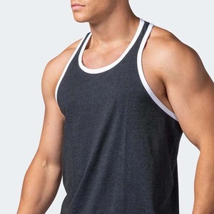 High Quality Good Price Quick Dry Workout Fitness Sports <b>Running</b> <b>Singlets</b> Gym Training Men's Clothing Tank Tops For Sale - Product Image 5
