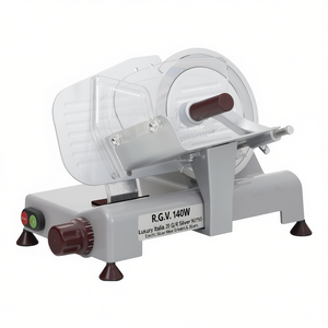 R.G.V. Rebanadora Eléctrica de Lujo Italia 20 Gl R Silver 90750 de 140W, Picadoras y Rebanadoras de Carne - Product Image 3