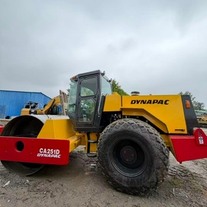 Rodillo Compactador Usado Dynapac CA251D de 10 Toneladas, Máquina Vibratoria para Compactación de Suelo de Alta Eficiencia, Listo para Exportación - Product Image 1