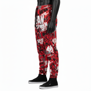 กางเกงจ็อกเกอร์ขนแกะ GSM สำหรับผู้ชายกางเกงจ็อกเกอร์สำหรับวิ่งสีดำสีเทาแดงพิมพ์ลายพิมพ์โลโก้ได้ตามต้องการ - Product Image 5