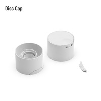 Impression de logo personnalisé, flacon de lotion en HDPE blanc de 300 ml (10 oz) anti-fuite avec bouchon à clapet, vente en gros