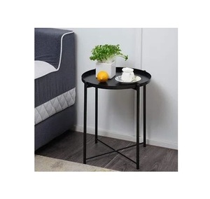 Handmade Metal <b>Side</b> <b>Tables</b> with Black Finishes Offering a <b>Rustic</b> and Elegant Touch for Traditional Home Interiors - Product Image 1