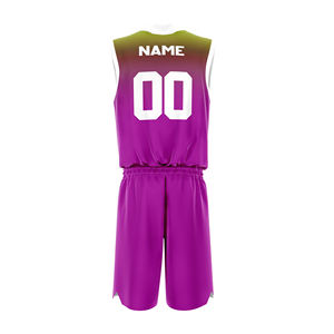 Maillots uniformes de basket-ball personnalisés Bsci été OEM vêtements de sport imprimés avec logo uniforme d'équipe nouveau modèle uniforme - Product Image 5