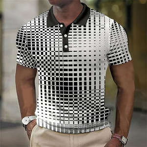 Qualité 220 grammes Polyester/coton uni teint polo pour hommes léger respirant grande taille solide Logo motif sonnerie T-Shirt - Product Image 1