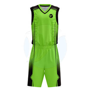 Venta caliente uniforme de baloncesto de diseño personalizado Material de calidad duradera transpirable conjuntos de talla grande - Product Image 1