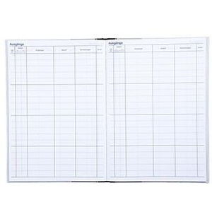 Libreta de Correo Saliente Knig & Ebhardt A4, Cartón de 70g/m², Negro/Gris, 96 Hojas - Product Image 1