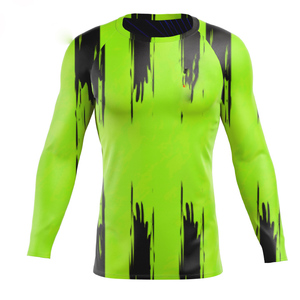 Sublimated Logo Bjj Rash Guard Short Sleeve Mma Compression Wear Custom Rash Vest Men long Sleeve Surf <b>Swim</b> <b>Shirts</b> SI-MTS-098 - Product Image 1