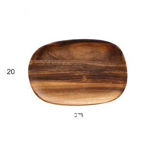 Natural Eco-Friendly Classic Oval Wooden Tray for Home Decor and Gifts <b>Wedding</b> Occasion - Product Image 1