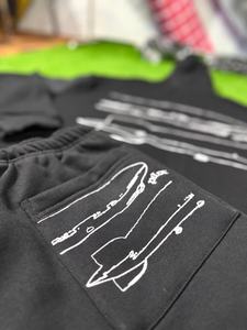 Conjunto de Sudadera con Capucha y Pantalones Deportivos de Invierno Personalizados, Traje de Felpa con Adornos de Diamantes de Imitación, Sudadera con Capucha 100% Algodón, Pantalones Jogger OEM - Product Image 6