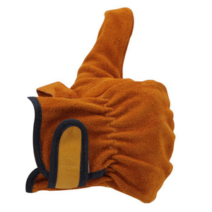 Vente en gros de gants de conducteur en cuir de vachette de qualité supérieure gants de travail de conduite résistants à la chaleur à longue main - Product Image 4