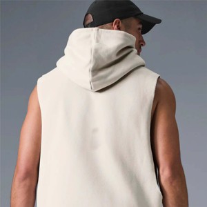 Men Workout Sleeveless <b>Hoodie</b> - Lightweight and Breathable Gym <b>Hoodie</b> for Fitness, Bodybuilding, and <b>Running</b> - Product Image 5