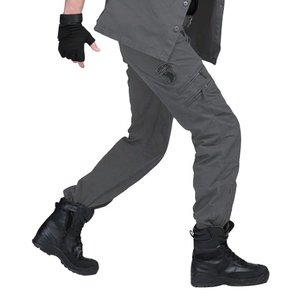 Men Tactical Cargo Pants High Heavy Duty Multi Pocket Workwear Utility Trousers Durable Outdoor Pants Fully Customized High - Product Image 1