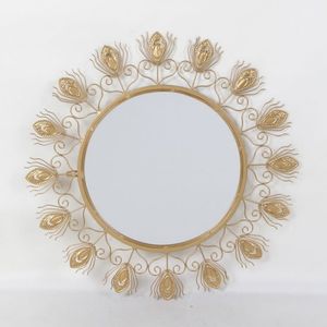 Espejos de pared de metal de hierro de diseño más alto utilizados para baño, habitación de Hotel, espejo de pared decorativo de tamaño personalizado - Product Image 5