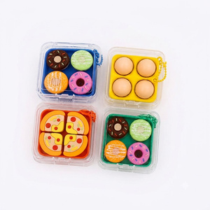 Llavero de Plástico con Diseño de Comida, Cuadrado, de Dibujos Animados, Envío Aleatorio, 1 Pieza - Product Image 1