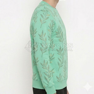 Sweat-shirt Homme 2026 Vert – Processus de Fabrication Écoresponsable, Coton Doux, Respirant, Vêtement Décontracté Urbain - Product Image 3