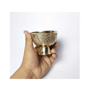 Crème glacée Snack Dessert ustensiles de cuisine abd party ware utiliser tasse en acier inoxydable et base en laiton avec produit de vente - Product Image 5