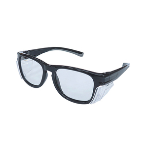 ANSI Z87.1 Polycarbonate Full-Frame Safety <b>Glasses</b> Dual-Injected Temples <b>Side</b> <b>Shields</b> UV385 Protection Anti-Fog/Anti-Scratch - Product Image 2