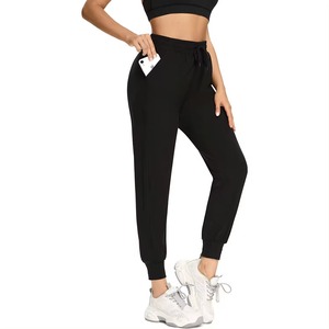 Personnalisable Gym Yoga Sportswear Femmes XL Taille Soie Polaire Terry Coton 2 Pièces Ensemble Dentelle Logo Hiver-Joggers Soutien-Gorge Pantalon De Survêtement - Product Image 5