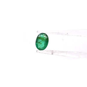Esmeraldas naturales de Zambia calibradas en forma ovalada de 5x7 mm, piedras preciosas facetadas de esmeralda natural suelta de calidad AAA para la fabricación de joyas, listas para usar. - Product Image 2